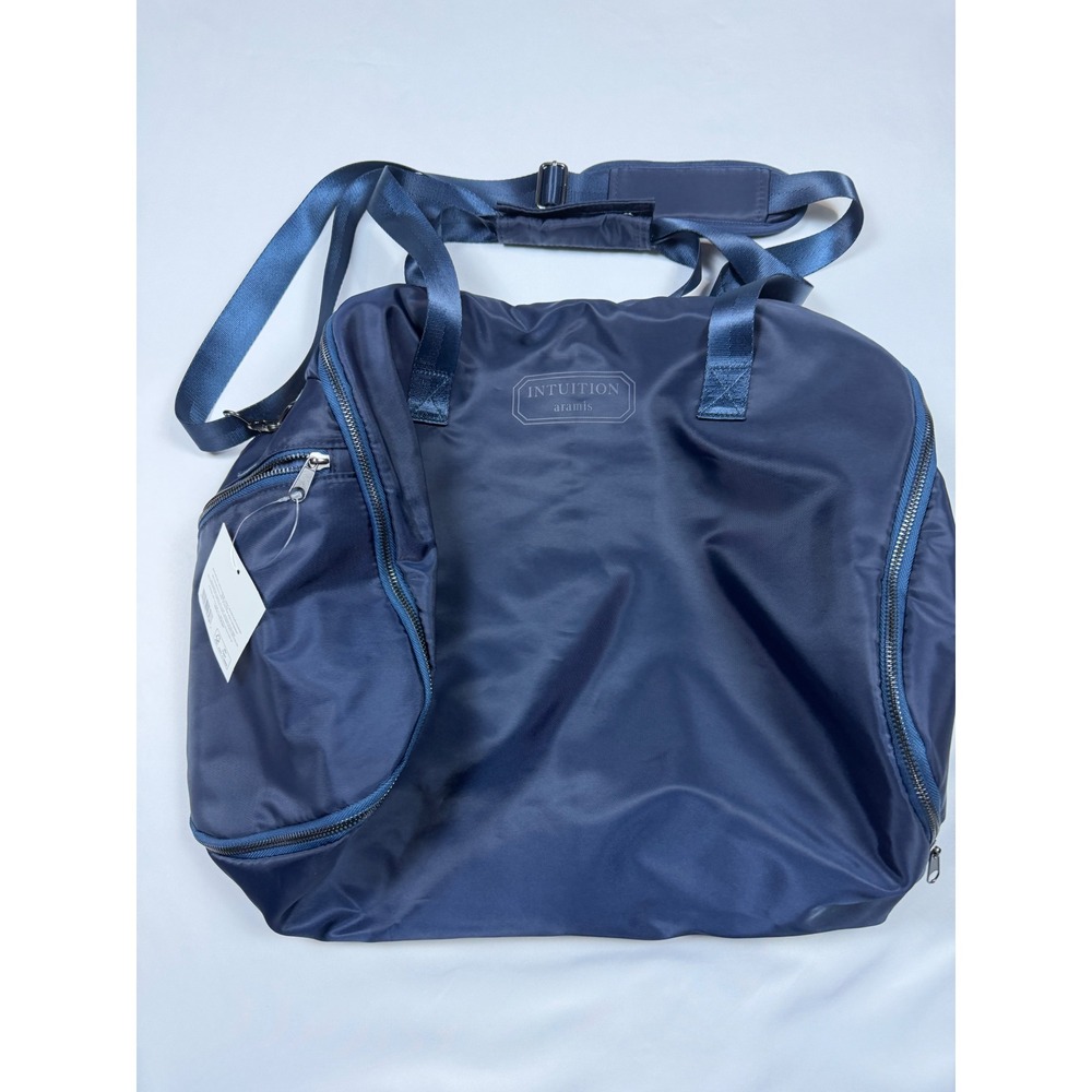 Intuition by Aramis Navy Blue Convertible Duffel Garment Travel Bag‎ NWT
